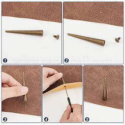 24шт. набор заклепок из сплава 4 цветов&nbsp;FIND-WR0011-61