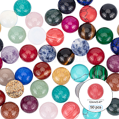 Cabochons de pierres précieuses naturelles et synthétiques&nbsp;G-PH0034-39