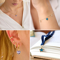 48шт 12 стильные стеклянные подвески GLAA-TA0001-51