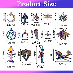 Kit per la creazione di collane con ciondolo color arcobaleno fai da te&nbsp;DIY-SZ0007-57
