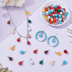 100шт. Акриловые подвески с имитацией драгоценных камней&nbsp;PALLOY-AR00038