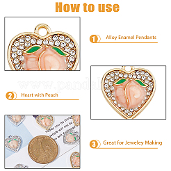 40шт 2 цвета сплава эмалевые подвески&nbsp;FIND-DC0003-28