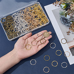 200 шт. 4-х цветные соединительные кольца из цинкового сплава&nbsp;FIND-PH0024-08