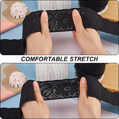 6.25 m de bordure en dentelle élastique en nylon&nbsp;OCOR-GF0003-77B