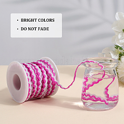 Двухцветная лента из полиэстера с волнистой бахромой OCOR-GF0003-97B