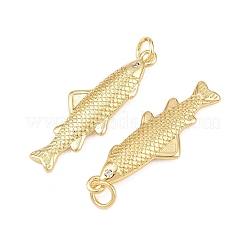 Pendentifs en laiton zircon cubique transparent&nbsp;KK-G544-02G-04