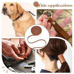 Плоским пу кожаный шнур WL-WH0004-09D