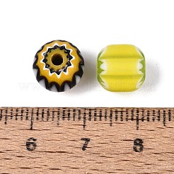 Millefiori rotonda Handmade vetro perline&nbsp;LA-N002-10