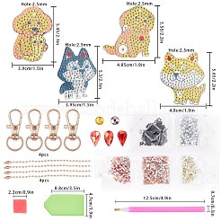 DIY Diamant Malerei Schlüsselbund Kits&nbsp;DIY-WH0166-39