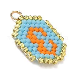 Подвески из бисера номер 3&nbsp;PALLOY-MZ00907-04