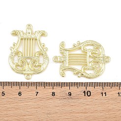 合金コネクタチャーム  ライアリンク  ラックめっき  ゴールドカラー  35x24.5x2.5mm  穴：1.8mm&nbsp;RB-CBA7AC6-01G