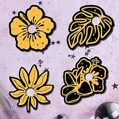 Мини-деревянные подставки для хрустальных шаров DJEW-WH0021-021