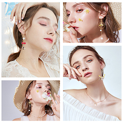 Kits de fabrication de boucles d'oreilles abeilles DIY&nbsp;DIY-SC0014-32G