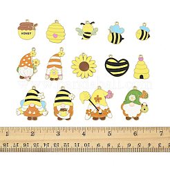44 шт. 14 стиля эмалевые подвески из сплава с пчелиной тематикой&nbsp;FIND-FS0004-45