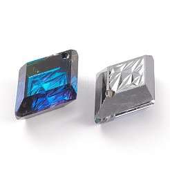 Подвески из тисненого стекла со стразами&nbsp;GLAA-J101-04B