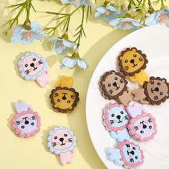 10 шт. 5 цвета пищевые экологически чистые силиконовые бусины SIL-CA0002-19