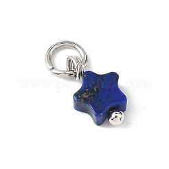 Подвески-звезды из натурального лазурита PALLOY-JF04693