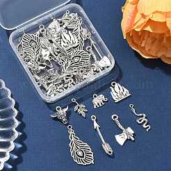 40шт 8 стиля подвески из сплава в тибетском стиле&nbsp;TIBEP-FP0001-17