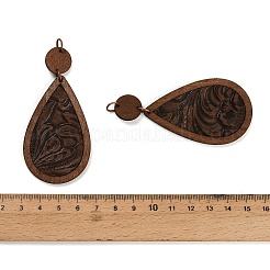 Große Anhänger aus Holz und Leder&nbsp;WD-CBAE7F9-01C