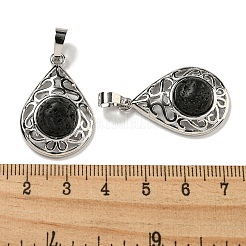 Кулоны из натуральной лавы&nbsp;G-Q158-05P-28