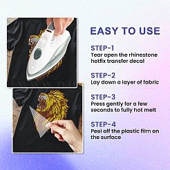 Rhinestone di vetro hotfix&nbsp;DIY-WH0303-957