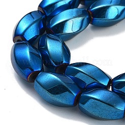 Chapelets de perles hématite synthétique sans magnétique&nbsp;G-P545-G02-01E