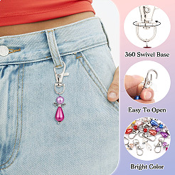 Украшение из пластикового кулона ангела&nbsp;HJEW-TAC0049