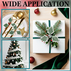 30 шт. искусственные листья падуба из смолы и пены 3 цветов&nbsp;DIY-GA0008-02