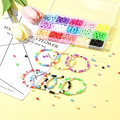 15 цвет пластиковых бусин MACR-FS0001-79