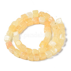 Chapelets de perles en jade blanc naturel teinté&nbsp;G-S364-083A-06