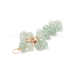 Подвески из медной проволоки из натурального смешанного камня&nbsp;PALLOY-JF02014