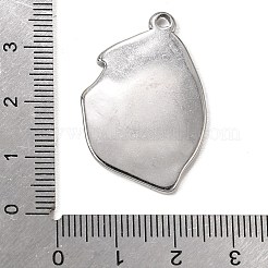 Pendentifs cabochons en acier inoxydable 304&nbsp;SA-CBA9B1E-01D-P