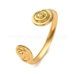 Браслеты-манжеты из нержавеющей стали 304 для женщин BJEW-C123-01B-G