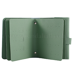 1 шт. мешочки для хранения сережек из искусственной кожи&nbsp;ABAG-CN0001-41B