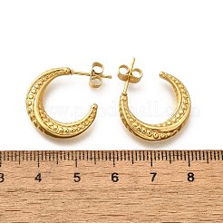 Pendientes de botón de acero inoxidable 304&nbsp;EJEW-L296-058G