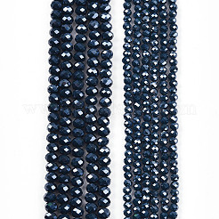 Стеклянные бусины с гальваническим покрытием &nbsp;EGLA-A044-P6mm-A16