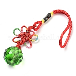 Стеклянные круглые шары подвесные украшения&nbsp;HJEW-Z006-01E