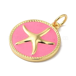 Подвески из латуни с эмалью в стойку KK-B092-19G