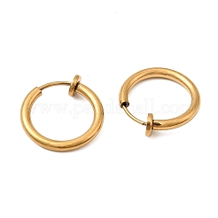 Клипсы из нержавеющей стали 304 с ионным покрытием (IP)&nbsp;EJEW-P232-01G