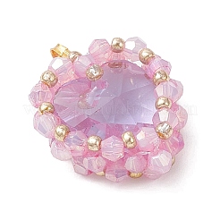 Латунь стекло кулоны&nbsp;PALLOY-MZ00981-07