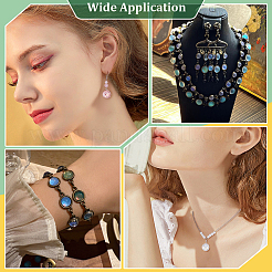 48шт 8 цвета прозрачные кабошоны из смолы RESI-PH0002-53