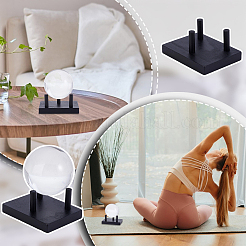 2 коробка держатель для дисплея из необработанного минерального сырья из сосны&nbsp;ODIS-UN0001-14A