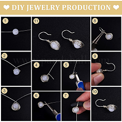 Серебряной проволоки стерлингов OCOR-WH0074-08B-S