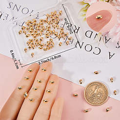 Латунная гофрированная бисера KK-BBC0012-61