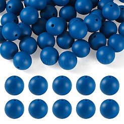 50pcs perles de silicone écologiques de qualité alimentaire&nbsp;SIL-TADJ0001-03G