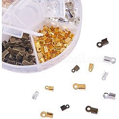 450 шт. 3 цвета концы железного шнура IFIN-PH0023-10