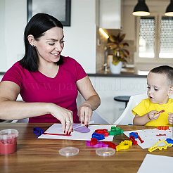 5 шт. 1-х видовая акриловая скалка DIY-PH0003-40