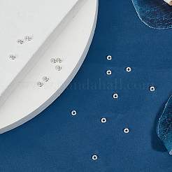 50шт 925 бусины из стерлингового серебра&nbsp;STER-DR0001-26