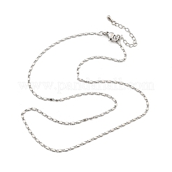 Ожерелья-цепочки из латуни для женщин&nbsp;NJEW-D302-17P