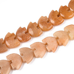 Натуральный красный авантюрин бисер нитей G-F783-G01-01